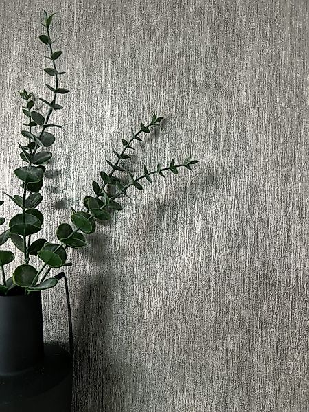 Newroom Vliestapete, Silber Tapete Modern Linien günstig online kaufen