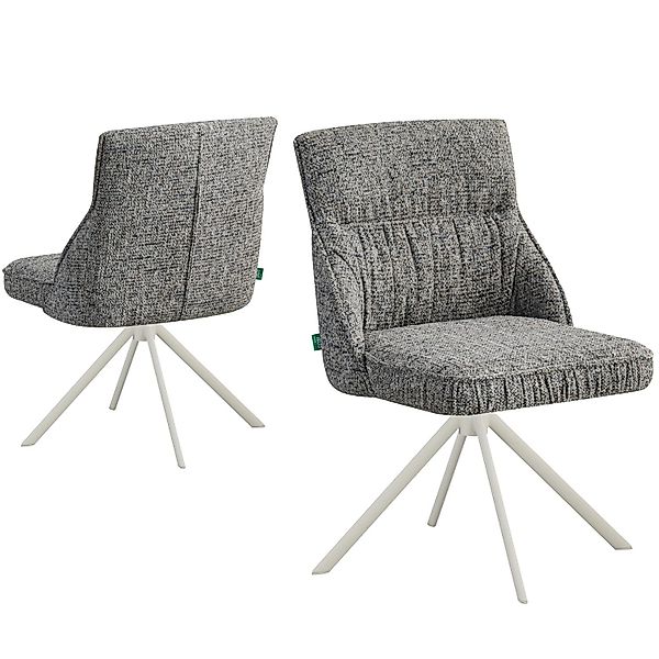 DUBI Möbel Polsterstuhl LINNEA, 360° drehbar günstig online kaufen
