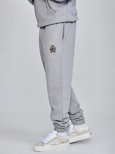 Siksilk Jogger Pants SikSilk Herren Graue Relaxed Fit Jogginghose günstig online kaufen