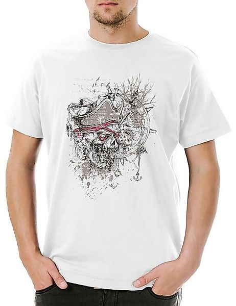 Urban Backwoods Print-Shirt Urban Backwoods Pirate Captain Herren T-Shirt W günstig online kaufen