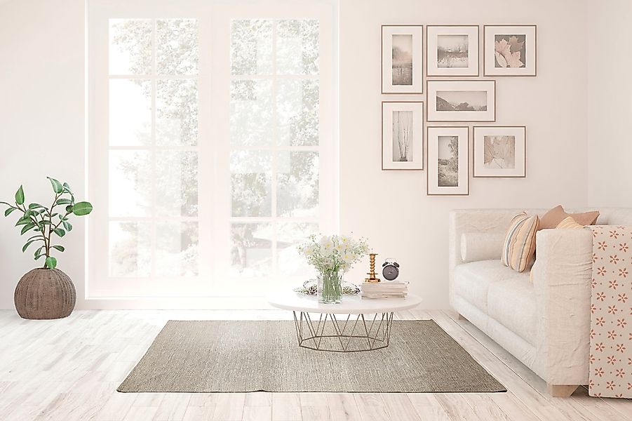 my home Teppich »Geraise«, rechteckig, 8 mm Höhe, Flachgewebe, reine Baumwo günstig online kaufen