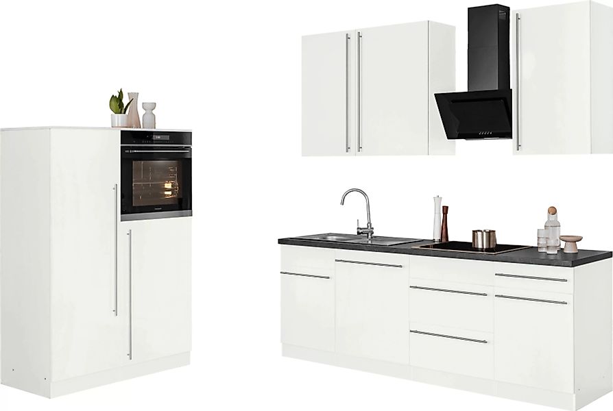 wiho Küchen Küche "Chicago", Breite 330 cm, mit Hanseatic-E-Geräten günstig online kaufen