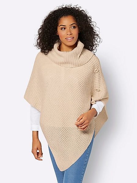 Witt Strickponcho Poncho Länge ca. 76 cm günstig online kaufen