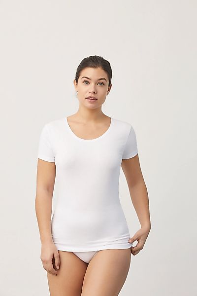 YSABEL MORA Kurzarmshirt 2er Pack, mit Rundhals, elastisch, Baumwollmix, we günstig online kaufen