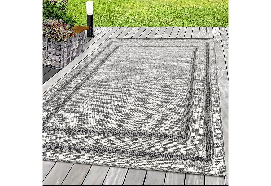 SIMPEX24 Outdoorteppich Bordüre Design, Läufer, Höhe: 7 mm, Outdoor Teppich günstig online kaufen