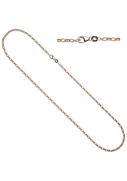 JOBO Kette ohne Anhänger, Ankerkette 925 Silber roségold vergoldet 45 cm günstig online kaufen