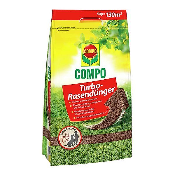 Compo Turbo-Rasendünger 5 kg für einen robusten Rasen günstig online kaufen