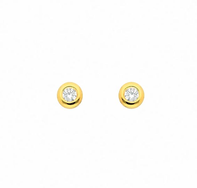 Adelia´s Paar Ohrhänger "1 Paar 925 Silber Ohrringe / Ohrstecker mit Zirkon günstig online kaufen