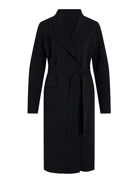 Vila Langmantel Legerer Mantel mit Bindegürtel Dünner Sweat Coat VIJUICE VI günstig online kaufen