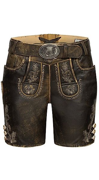 Nübler Trachtenlederhose Lederhose Hotpants Zelda in Braun von Nübler günstig online kaufen