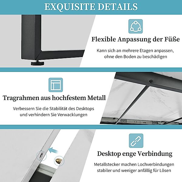 i@home Essgruppe Moderner Küchentisch Set, MDF günstig online kaufen