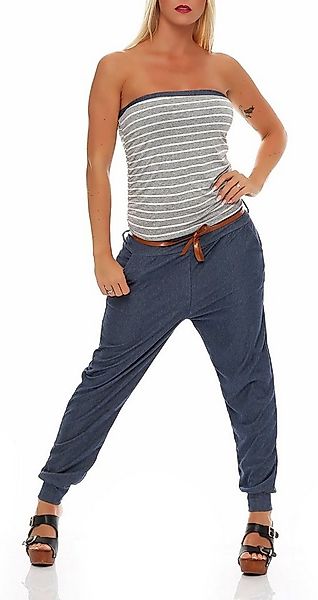 malito more than fashion Jumpsuit malito Damen Einteiler im Marine Design, günstig online kaufen