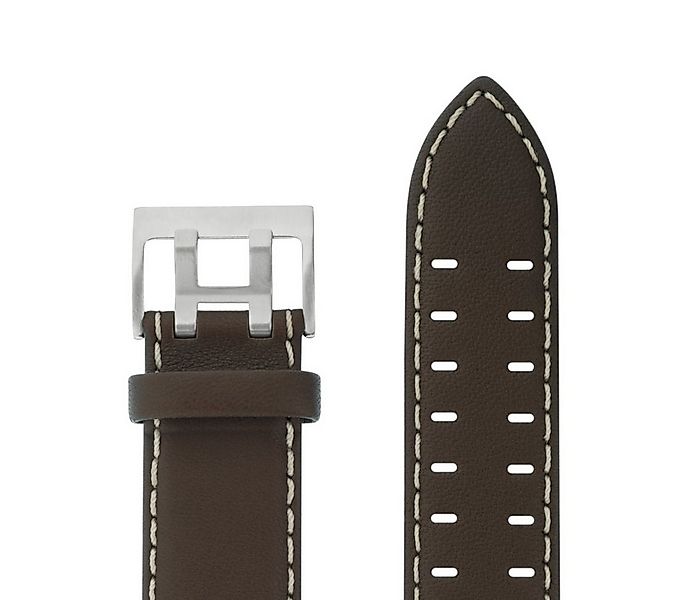 Di Modell Uhrenarmband Uhrenarmband leder braun mit Doppeldornschließe für günstig online kaufen