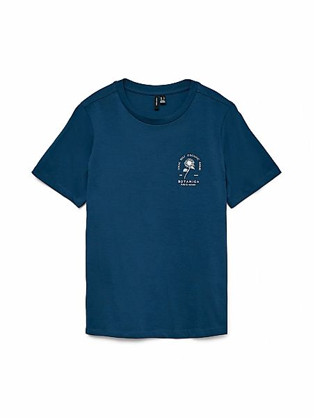 Vero Moda Kurzarmshirt "VMULLA PAULINA SS TOP BOX JRS" mit Print günstig online kaufen