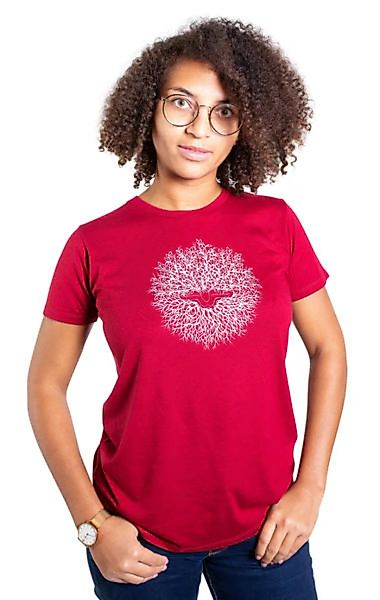Ecovero Shirt Fairwear Für Damen "Ascension" In Brick Red günstig online kaufen