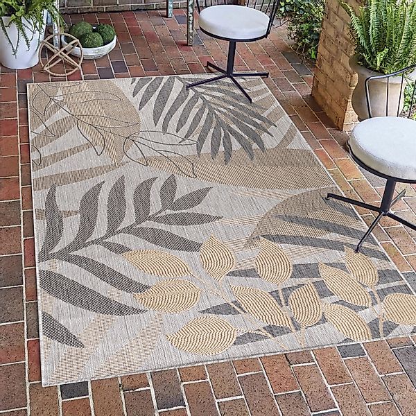 SIMPEX24 Outdoorteppich Palmen Design, Rechteckig, Höhe: günstig online kaufen