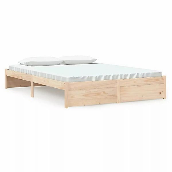 Vidaxl Massivholzbett 150x200 Cm 5ft King Size günstig online kaufen