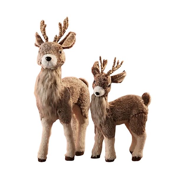 Home-trends24.de Weihnachtsfigur Dekofigur Weihnachtsfigur Rentier Groß günstig online kaufen