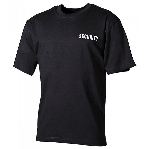 MFH T-Shirt T-Shirt, schwarz, Security, bedruckt günstig online kaufen