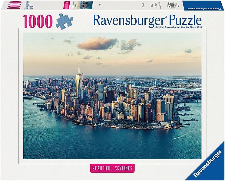 Ravensburger Puzzle Beautiful Skylines, New York, 1000 Puzzleteile, Made in günstig online kaufen