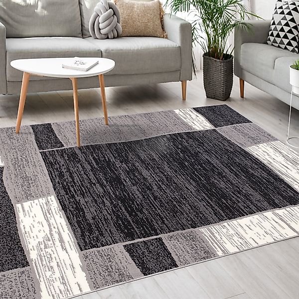 Mazovia Designteppich Modern Teppich Kurzflor Wohnzimmerteppich günstig online kaufen