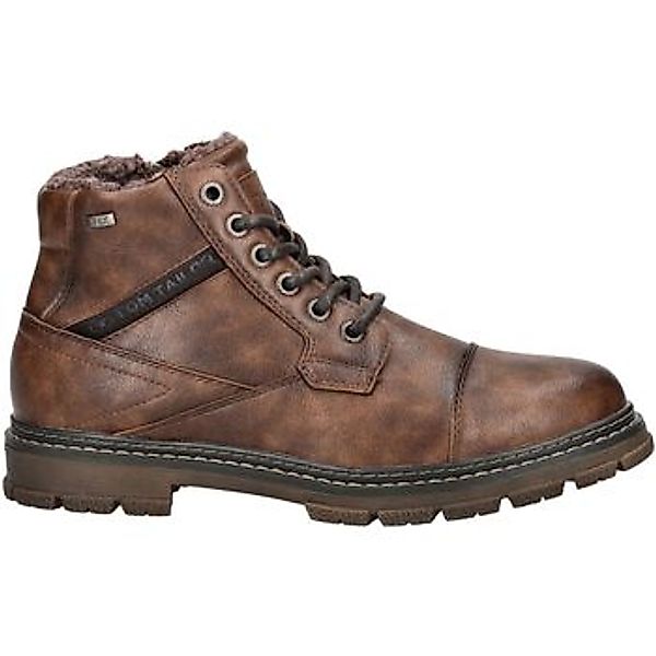 TOM TAILOR Schnürstiefelette "Tom Tailor Stiefelette Lederimitat/Textil" günstig online kaufen