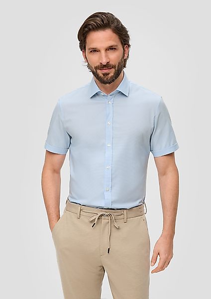s.Oliver BLACK LABEL Kurzarmhemd Kurzarmhemd aus günstig online kaufen