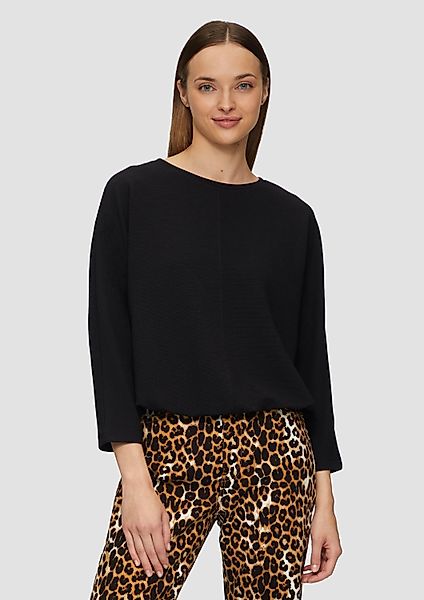 s.Oliver Sweatshirt Sweatshirt Strukturiertes Sweatshirt mit günstig online kaufen