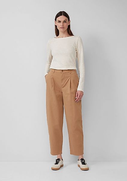 s.Oliver 7/8-Hose Baumwollstretch-Hose mit Barrel Leg günstig online kaufen