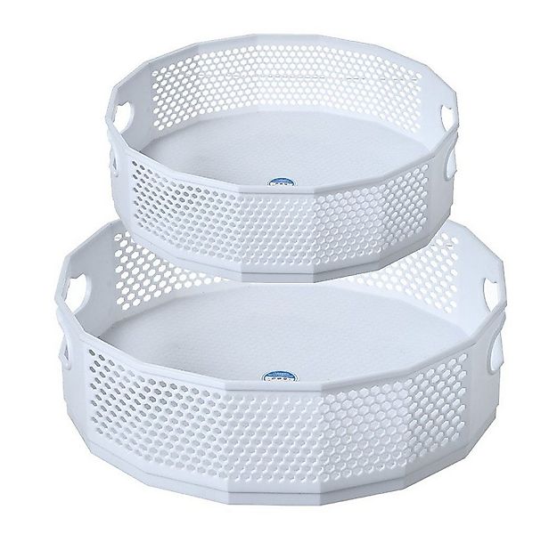 TUWENA Gewürzregal Drehteller Organizer, 2 Stück Lazy Susan Drehbares Gewür günstig online kaufen