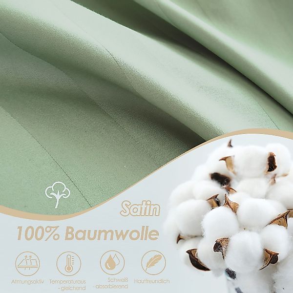 KEAYOO Kissenbezüge Satin Kissenbezug, (2 Stück), günstig online kaufen