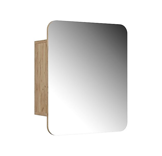 Vicco Badezimmerspiegelschrank Zino, Goldkraft Eiche, 60 x 50 cm mit Regale günstig online kaufen