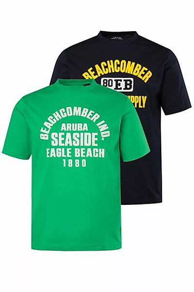 JP1880 T-Shirt T-Shirts im 2er Pack Halbarm Prints bis 8XL günstig online kaufen