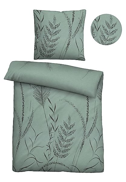 Biberna Bettwäsche "0840518" 2 Stk. tlg. kuschelig warm, samtweich, Melange günstig online kaufen