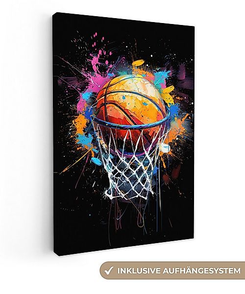OneMillionCanvasses® Leinwandbild Graffiti - Sport - Basketball, Fotodruck günstig online kaufen