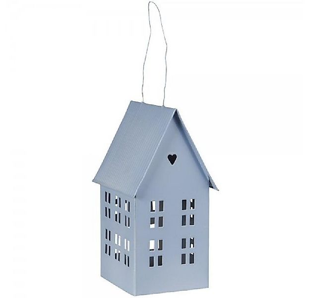 Ib Laursen Kerzenhalter Ib Laursen Teelichthalter Haus Summerfeeling Hellbl günstig online kaufen