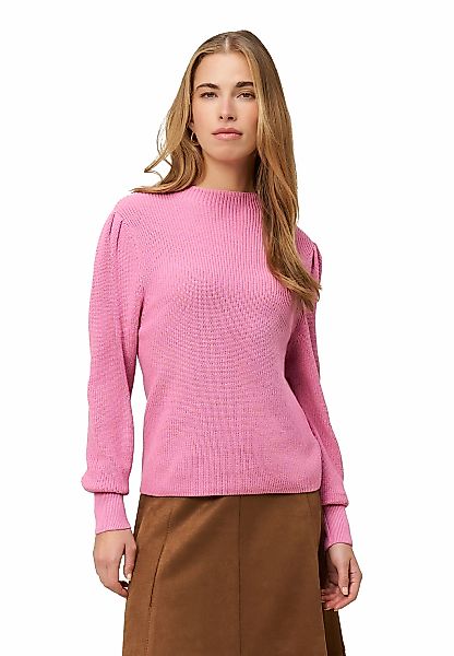 Zero Strickpullover "Damen mit Ballonärmeln" 1 tlg. Plain/ohne Details günstig online kaufen