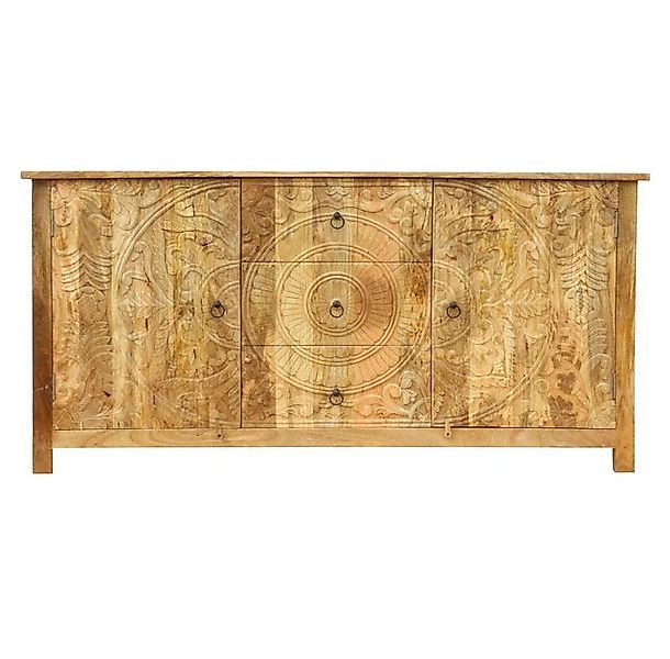 Oriental Galerie Unterschrank Indien Sideboard Nanda Natur 180 cm günstig online kaufen