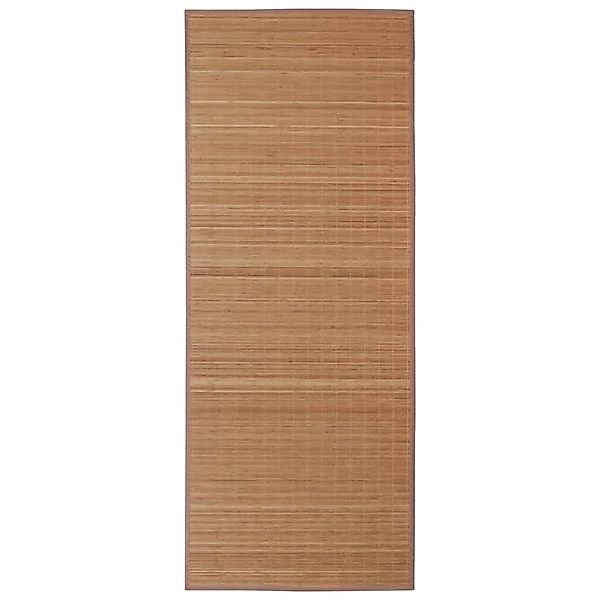 Rechteckig Brauner Bambusteppich 80 X 300 Cm günstig online kaufen