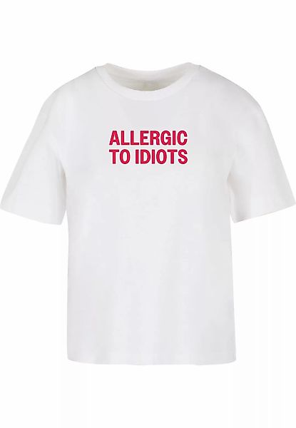 Miss Tee T-Shirt "Miss Tee Allergic To Idiots Tee", (1 tlg.) günstig online kaufen