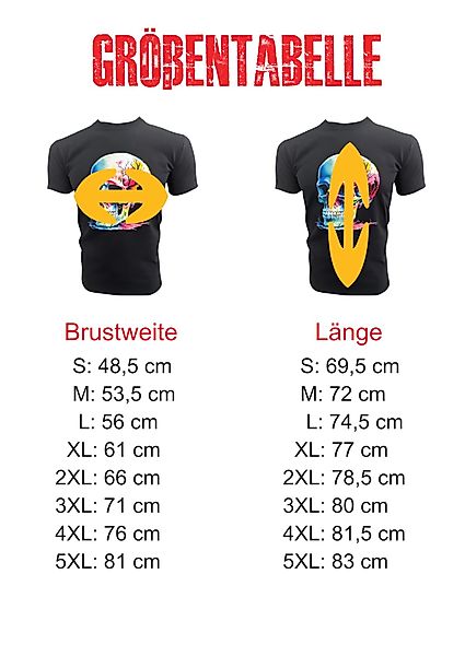 PAULGOS Print-Shirt Herren T-Shirt "Hirschkopf" günstig online kaufen