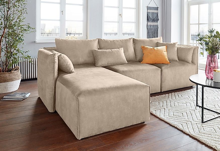 andas Ecksofa "Nöre", (3 Teile), zusammengesetzt aus Modulen, in vielen Bez günstig online kaufen