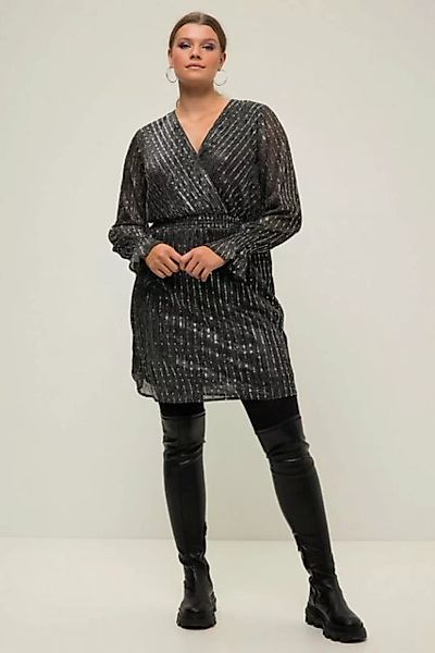 Studio Untold Minikleid Kleid fitted Fit Pailletten Minilänge V-Ausschnitt günstig online kaufen