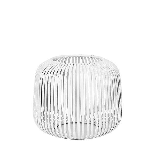 Windlicht Lito S | Ø 20,5 cm, H 17 cm Weiß günstig online kaufen
