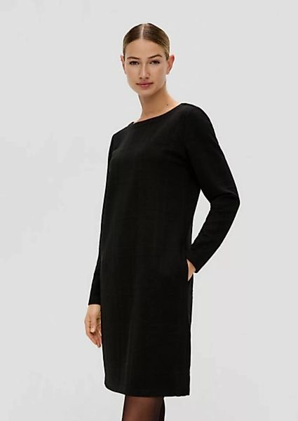 s.Oliver Minikleid Jacquard-Kleid mit Viskose günstig online kaufen