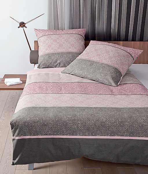 Janine Bettwäsche Warnemünde, Mako-Satin, 2 teilig, günstig online kaufen