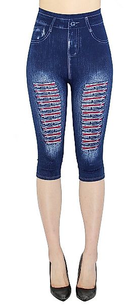 dy_mode Caprileggings Capri Jeggings Damen 3/4 günstig online kaufen