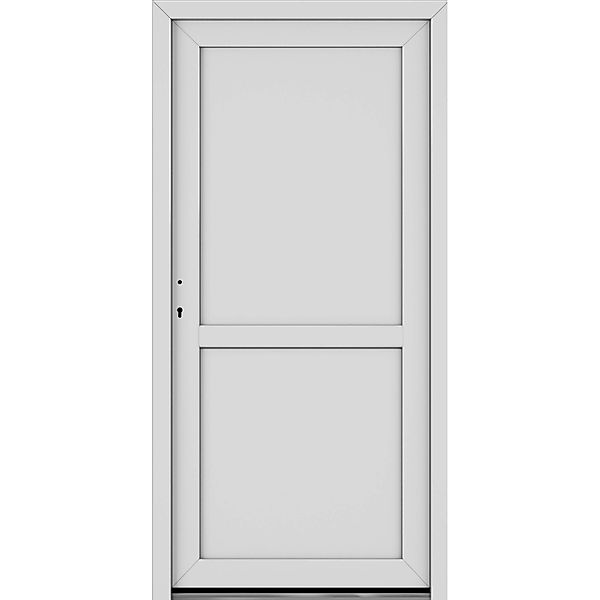 Roro Nebeneingangstür OKE 1150 Kunststoff Weiß 88 cm x 198 cm DIN L günstig online kaufen