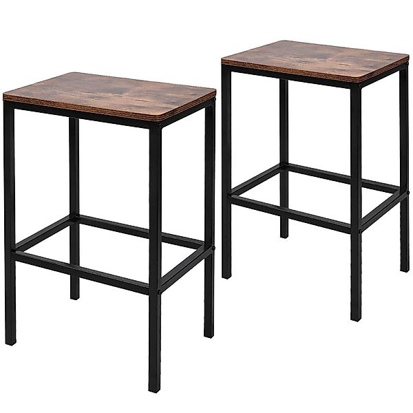 VENDOMNIA Barhocker 2er Set - industrial günstig online kaufen