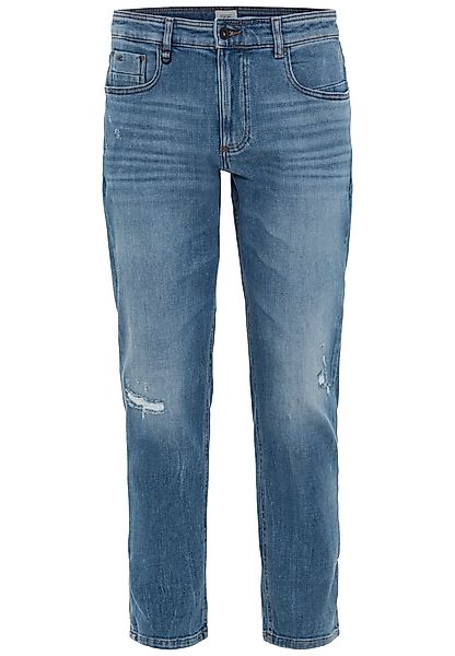 camel active 5-Pocket-Jeans Tapered Fit Destroyed günstig online kaufen